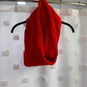 J. Crew Red/Orange Knit Infinity Scarf